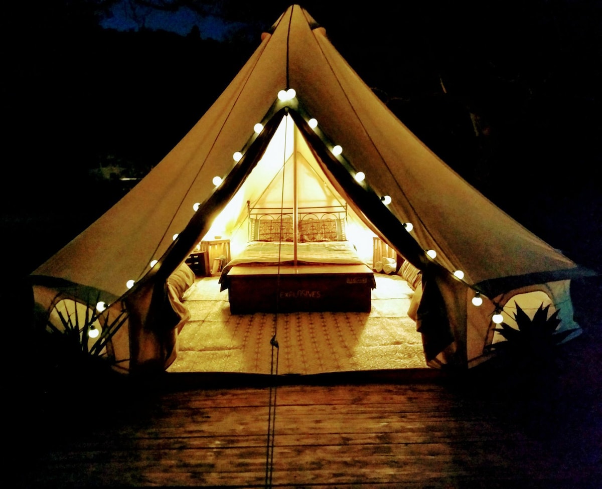 Family Bell Tent at Cactus Lodge