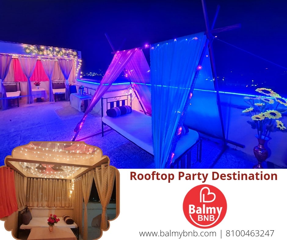 Rooftop BBQ With Unique Bollywood Themed 4BHK FLAT