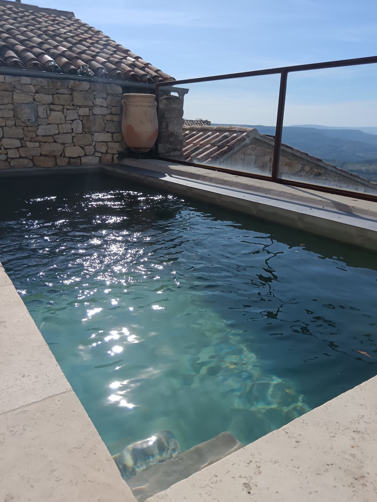 Luberon Maison Olive panoramic pool sauna
