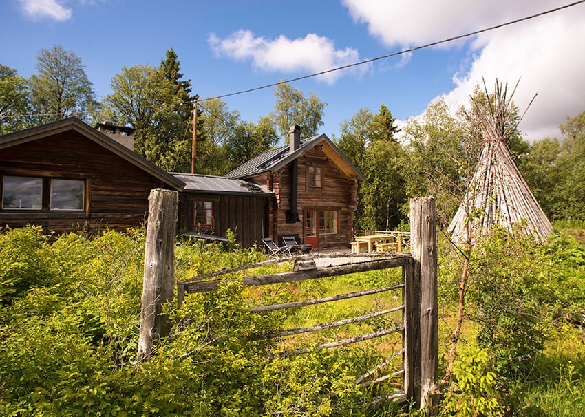 Jämtland中心独一无二的山间小屋。