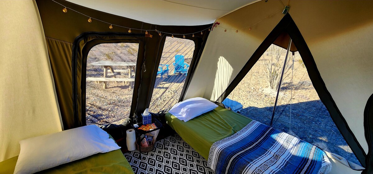 #7Private tent w/great views just 5 miles to BBNP.