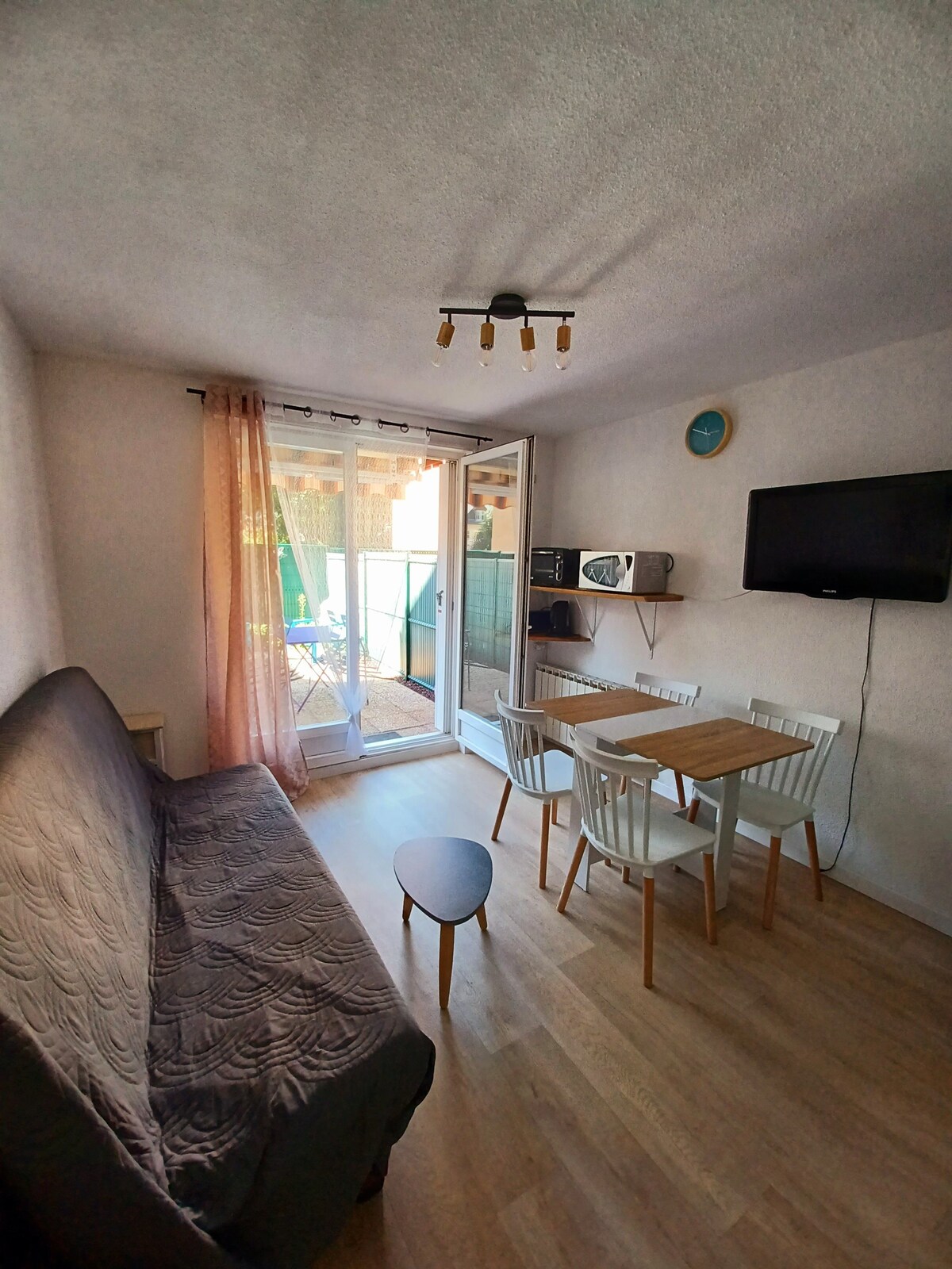 Appartement, Terrasse, Soleil, Luz