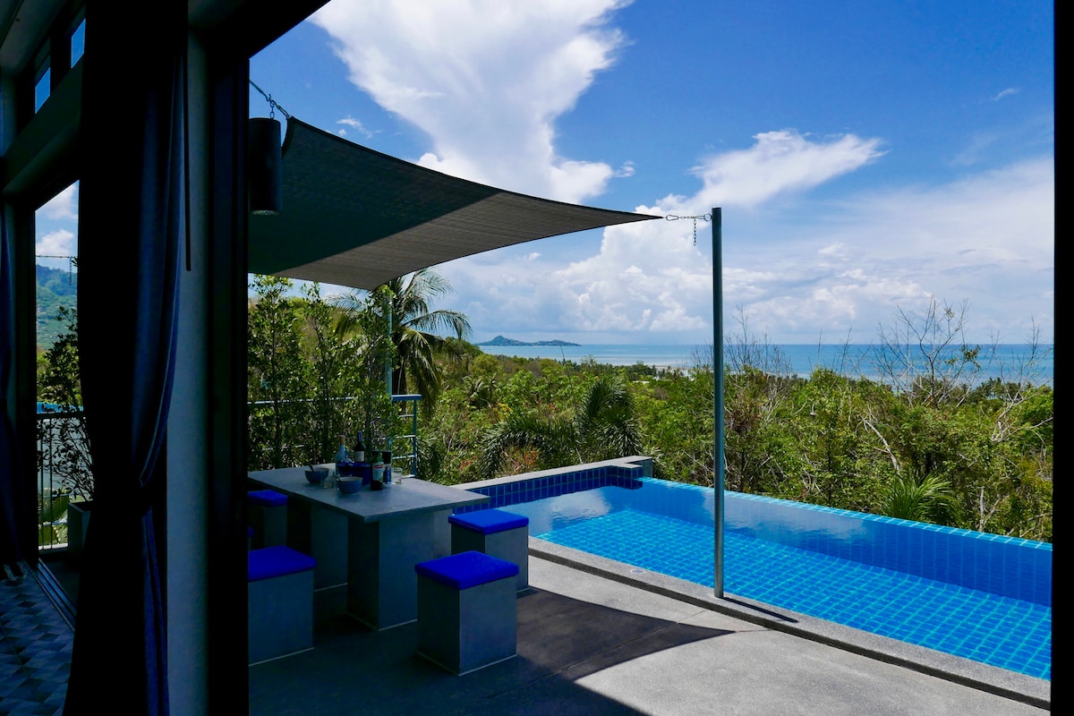 Beautiful tropical Sea View Pool Villa Seren + car