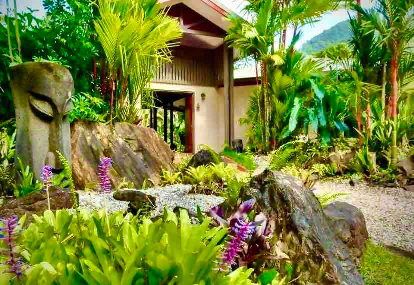 Private cabin with outdoor spa.