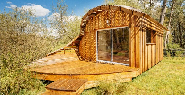 Cabane en bois écologique et confortable