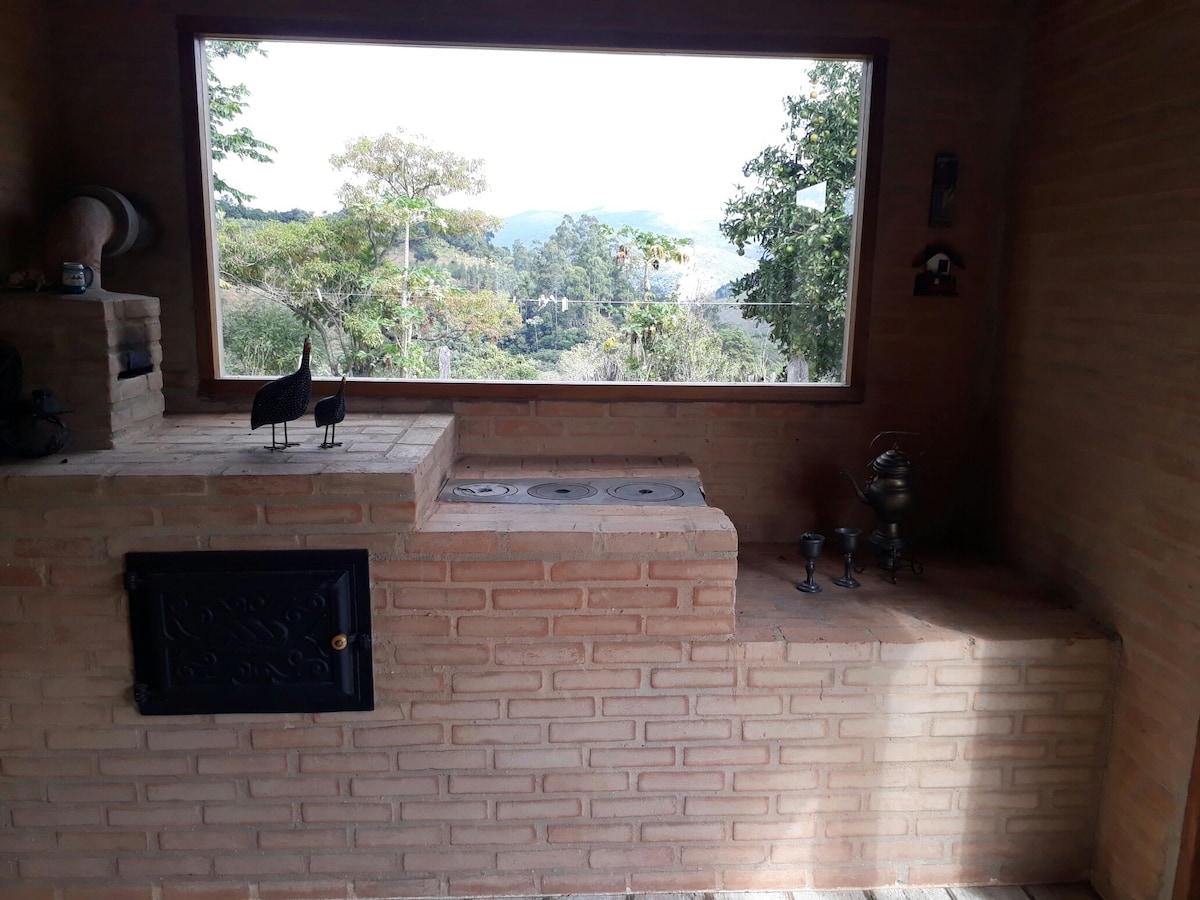 Casa com Vista Linda适合情侣或家庭