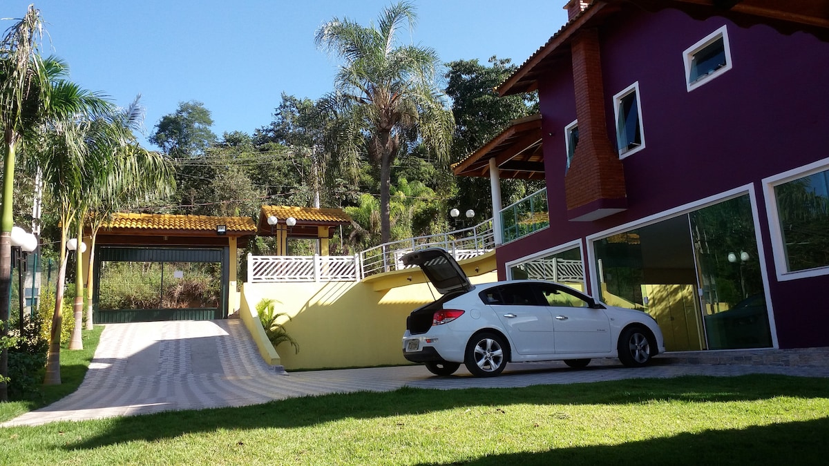 LINDA CHÁCARA EM GUARAREMA C/AQUECIM SOLAR PISCINA