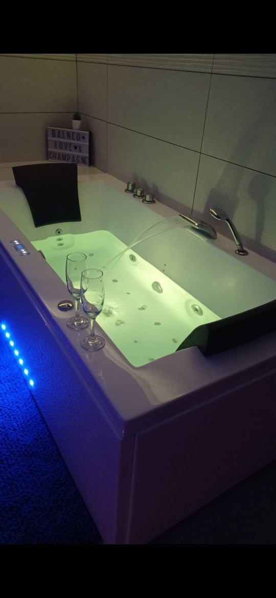 Soirée romantique jacuzzi