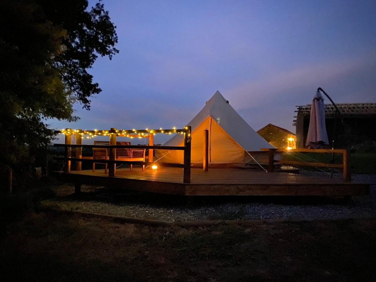 Secluded Escape in Luxury Tipis In Gascony