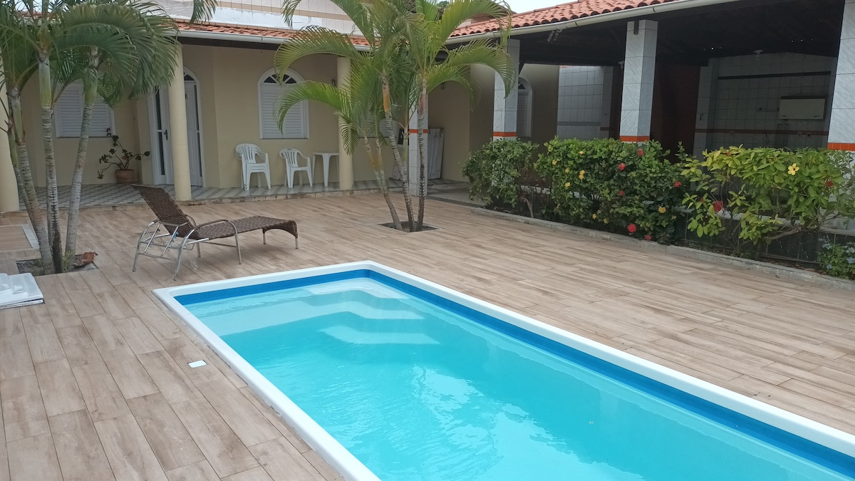 Casa Praia Atalaia, ar, piscina, churras, sl trab