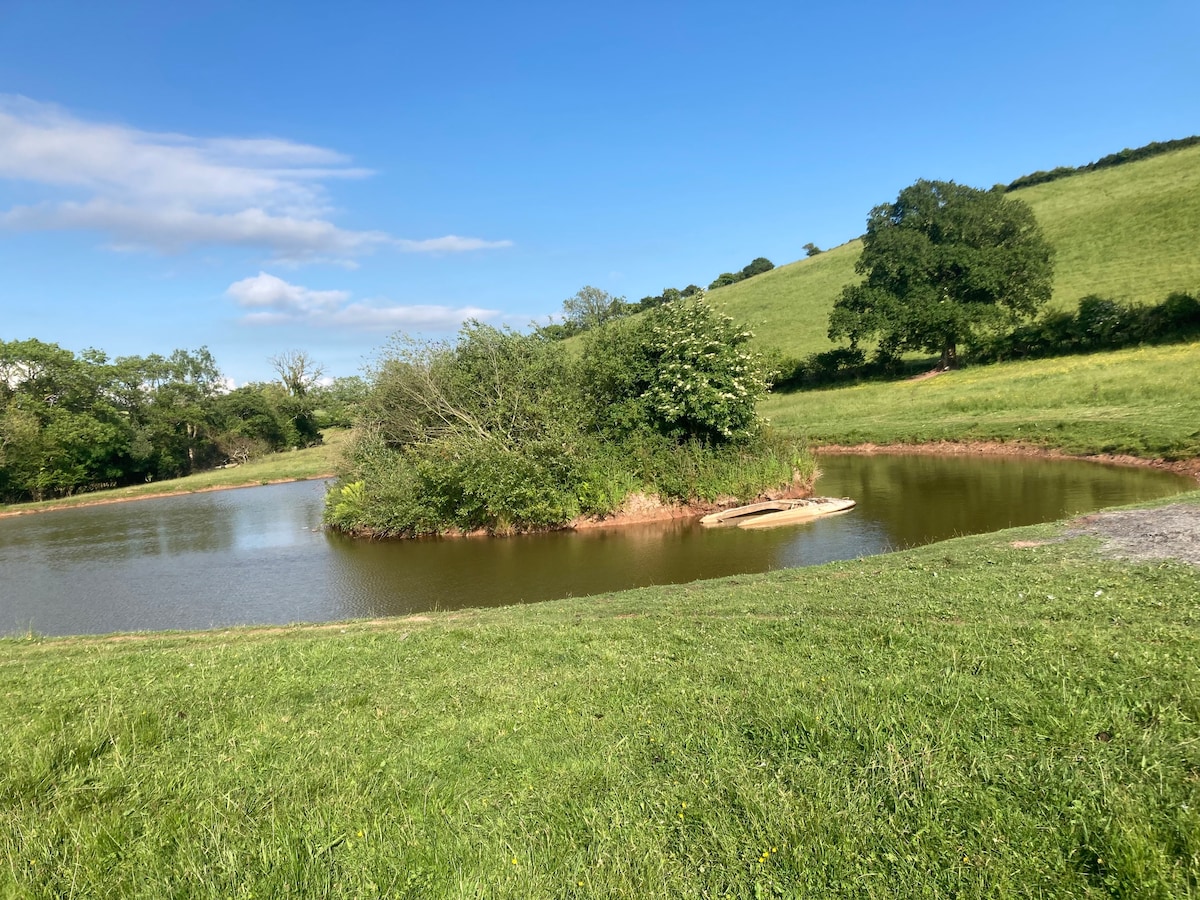 Beauty spot 
Abercorran farm 
Laugharne