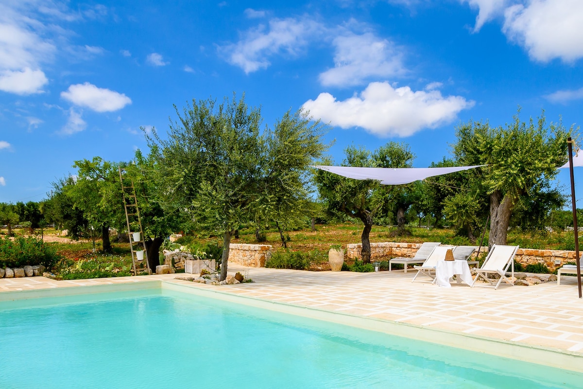 Masseria Montefieno -带泳池的迷人Masseria