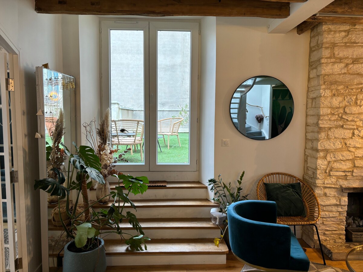 Loft d'architecte avec terrasse