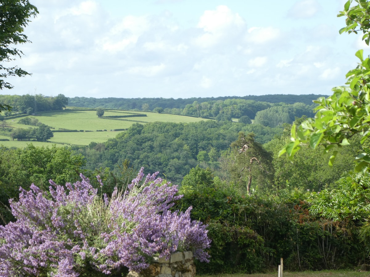 Chastellux-sur-Cure : logement avec vue sur Morvan