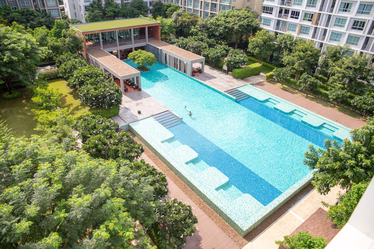✿✿✿ D公寓舒适的房间漂亮的泳池景观 ✿✿✿