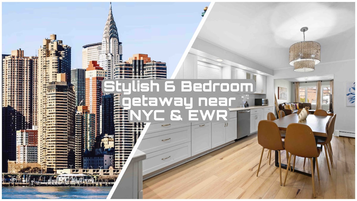 May Offer - Modern 6 BR NYC| 3 mins to Train