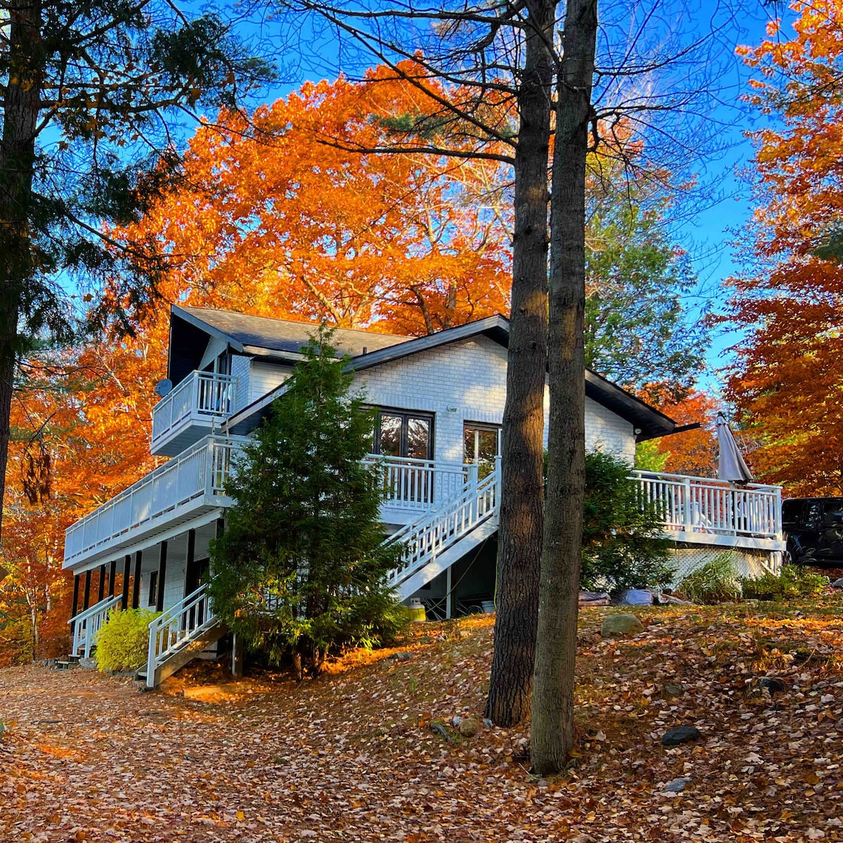 Muskoka Boho Lakehouse Family Retreat可供15人入住