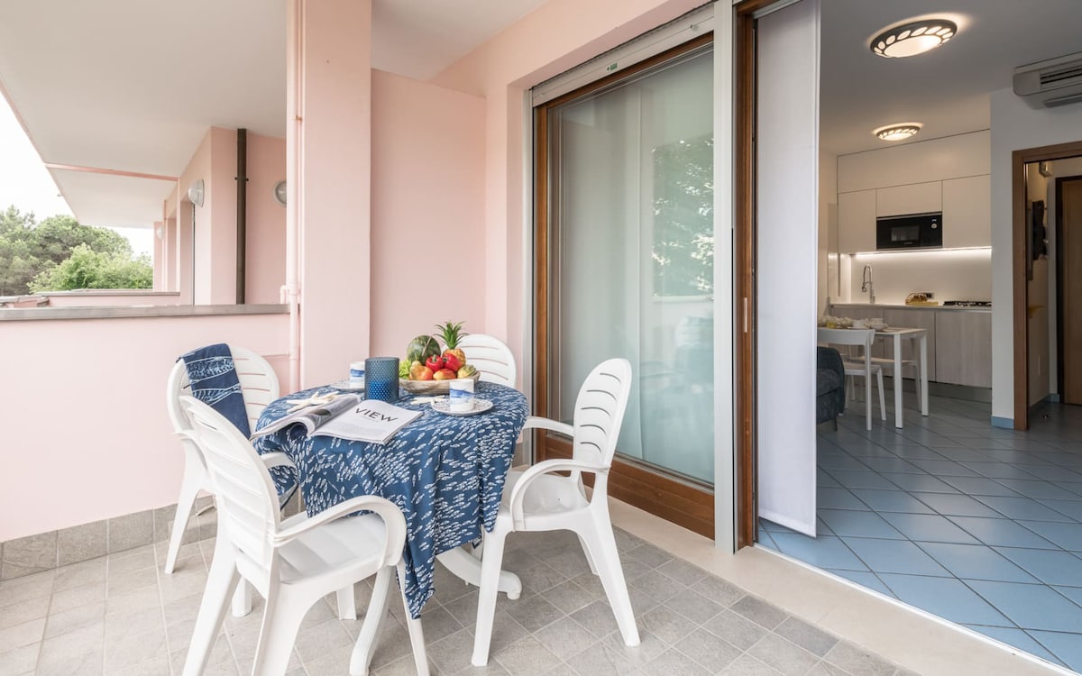 Airone Bianco - one-bedroom apartment with balcony