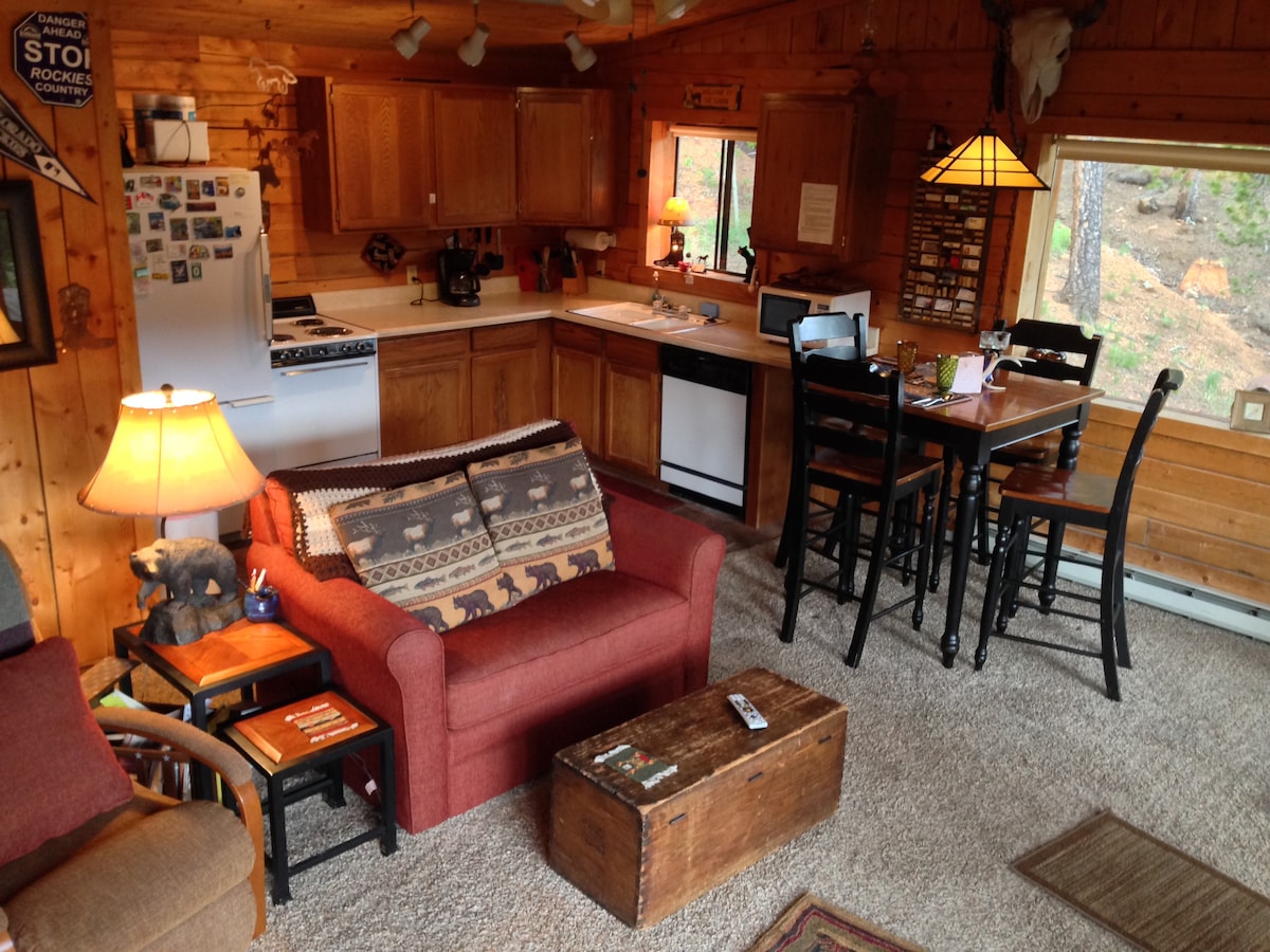 科罗拉多Deer Creek Log Cabin ！