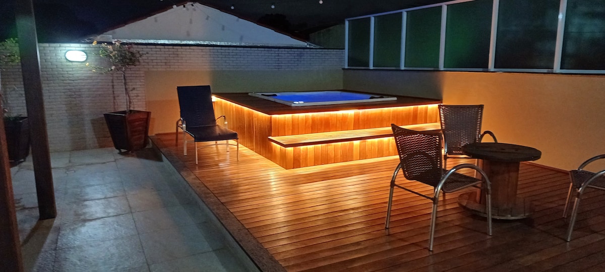 Loft Encantador em Vitória com Jacuzzi privativa