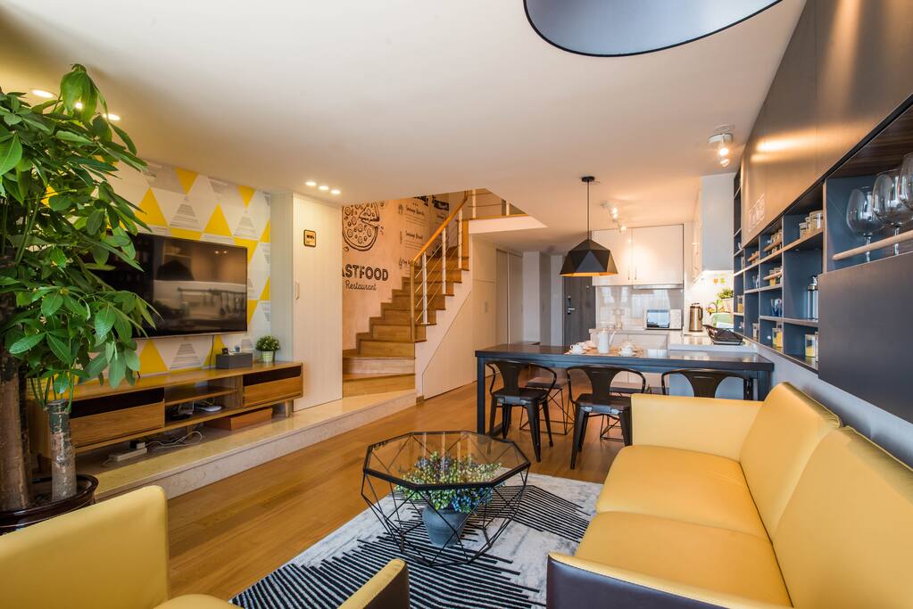 休闲商务 Loft(可月租、地铁直达火车站,苏州园林,诚品金鸡湖)图片3