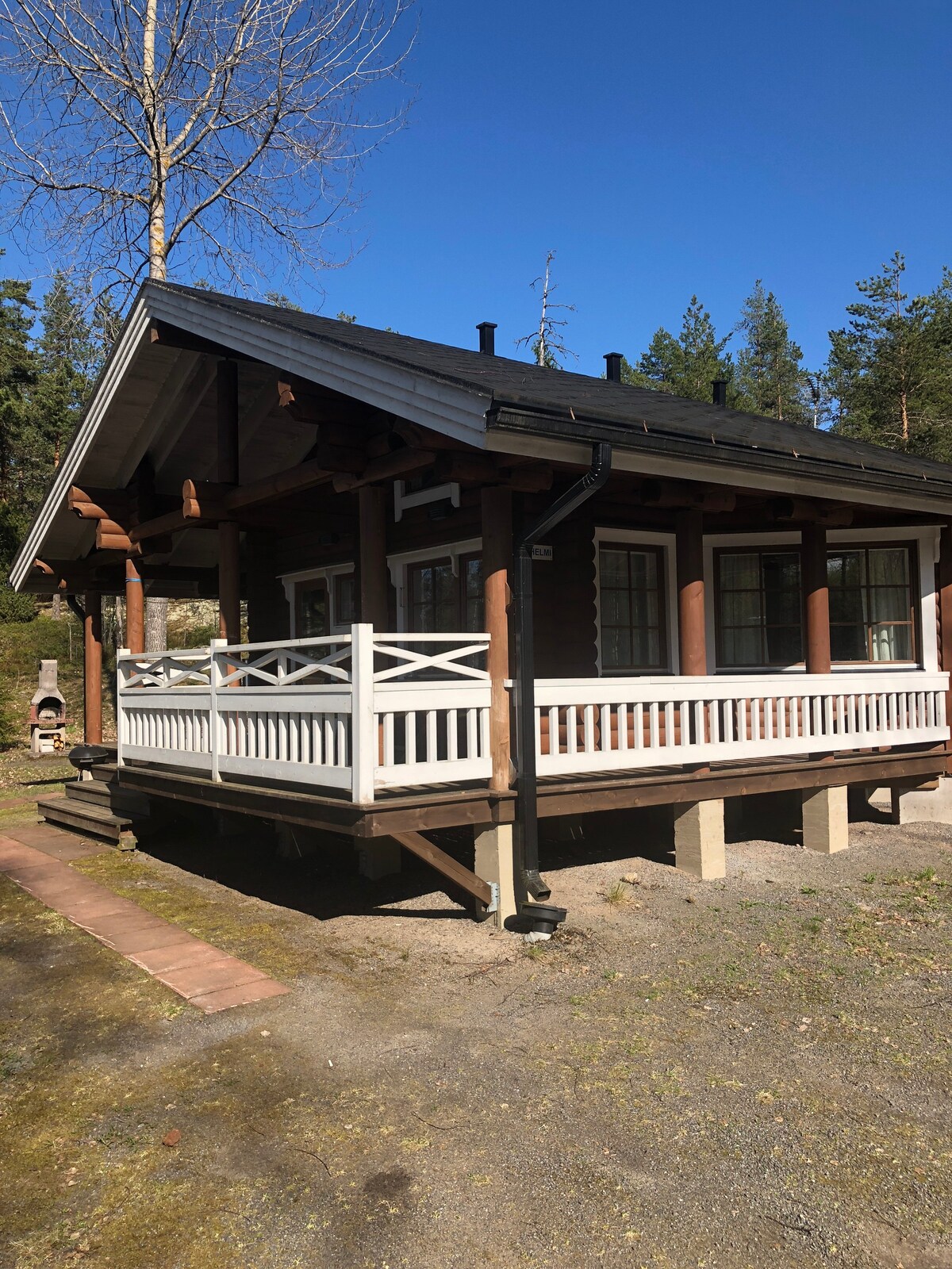 Pyhäjärvi湖畔的别墅，可容纳8人