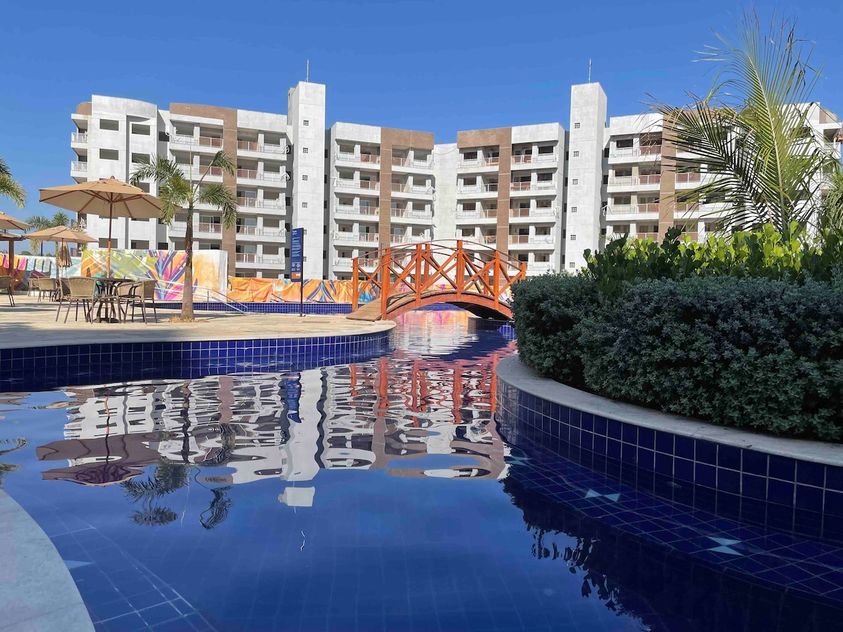带泳池的新公寓- Lagoa生态塔