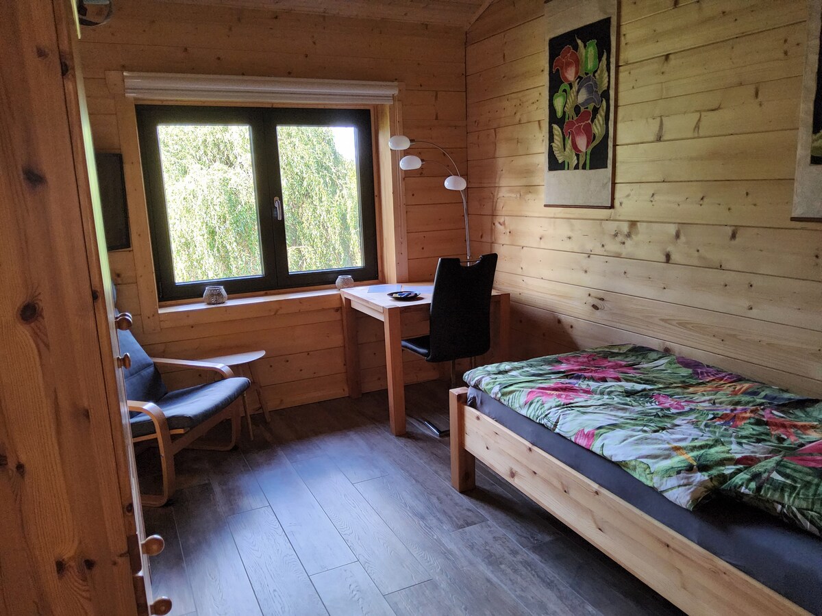 Kleine private Wohnung im Blockhaus