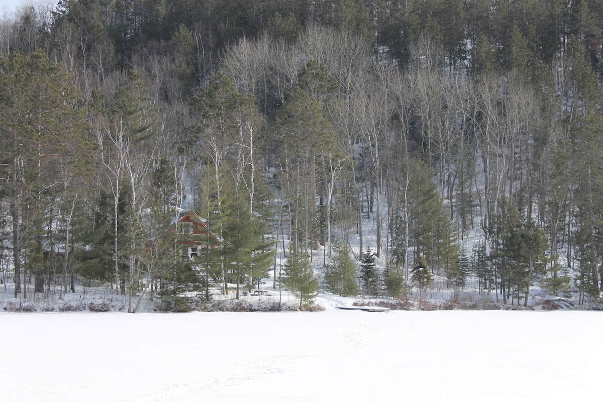 阿尔冈昆公园（ Algonquin Park ）旁的私人小屋。