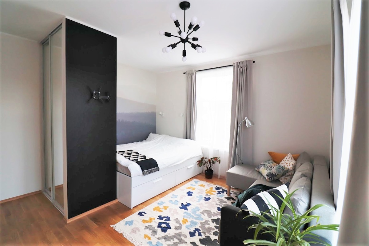 舒适的Aisa7单间公寓，靠近海滩和市中心