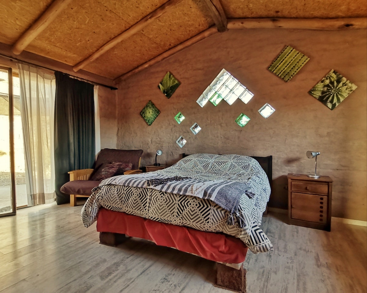 很棒的卧室-火山景观和独家卫生间