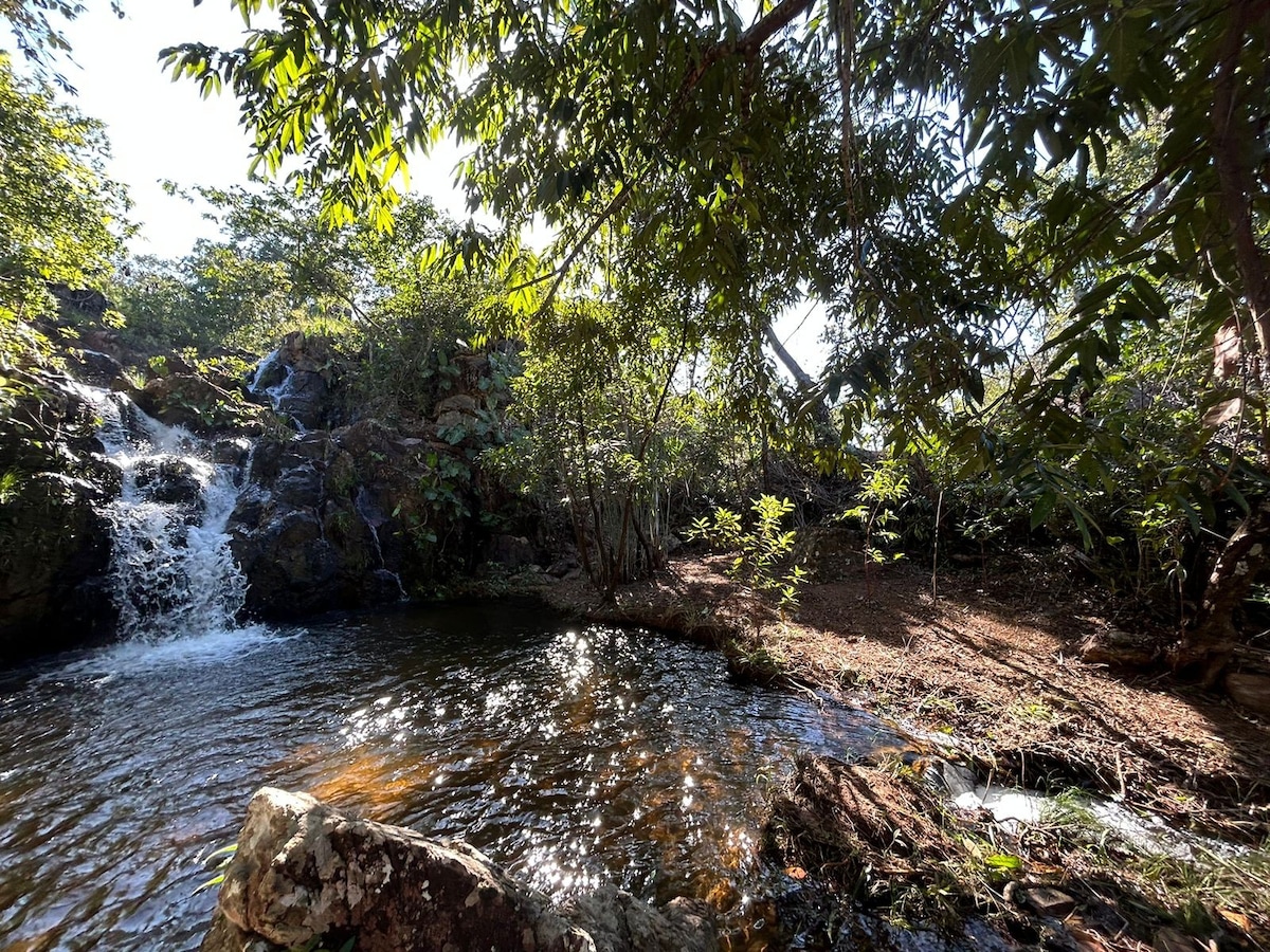 Chalé Teiú: com acesso a 2 cachoeiras