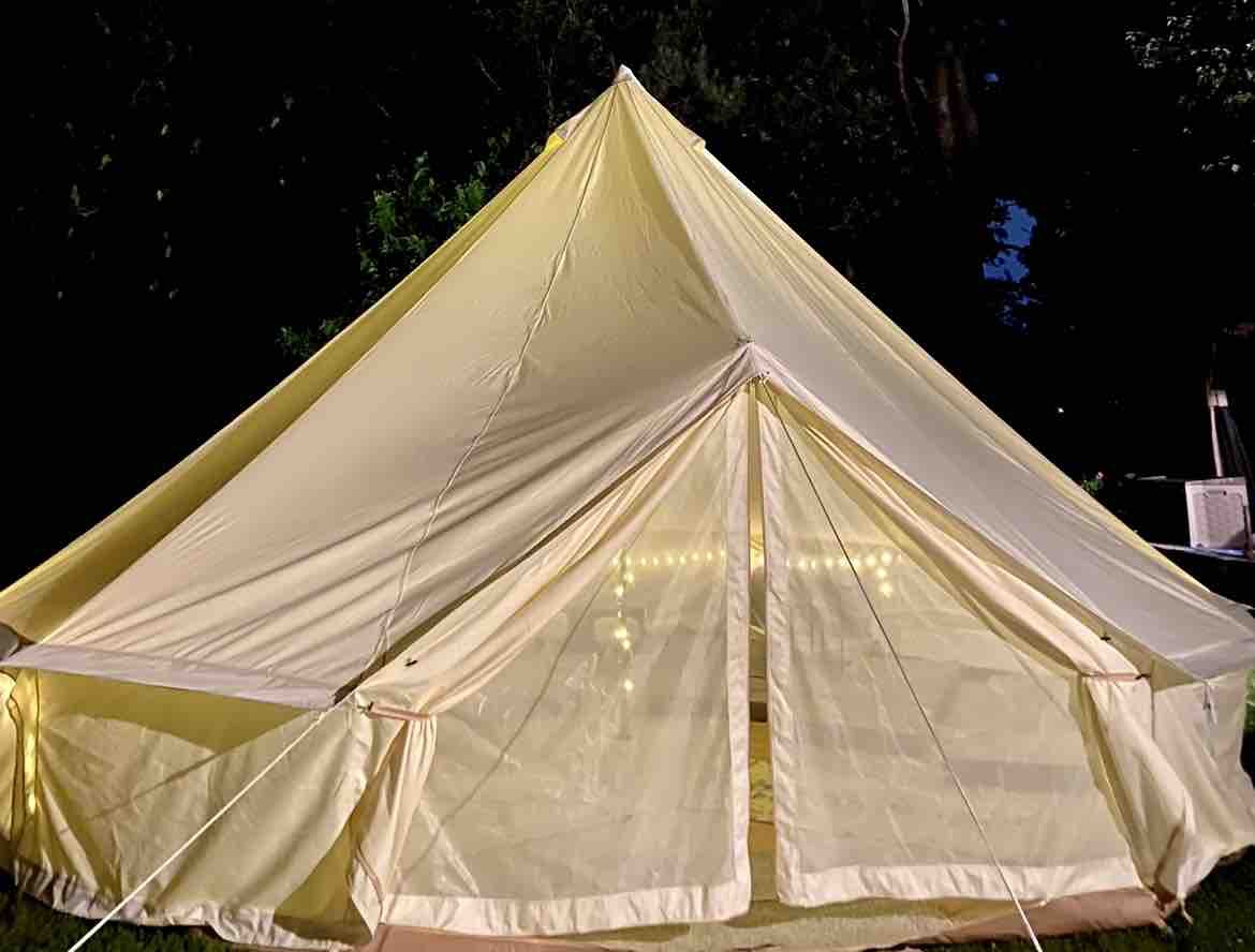 Amazing Glamping Tent at Campground Close to Beach