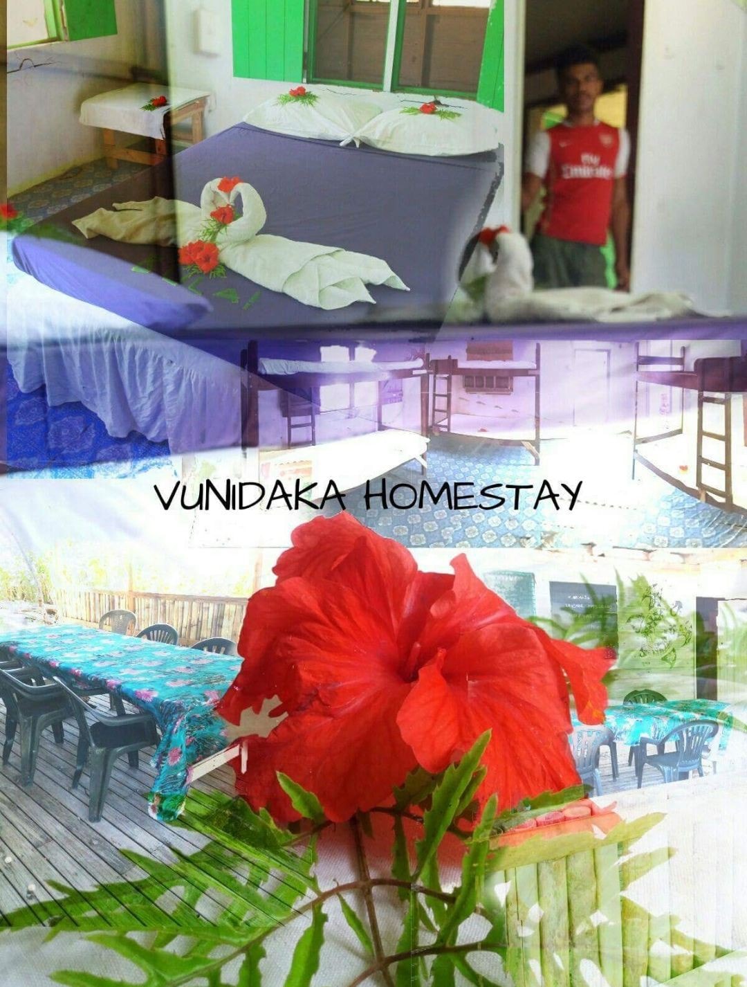 Vunidaka寄宿家庭宿舍3张床