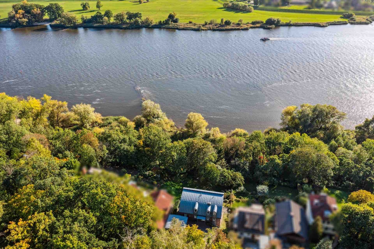 Wohnen mit Elbblick am Wald