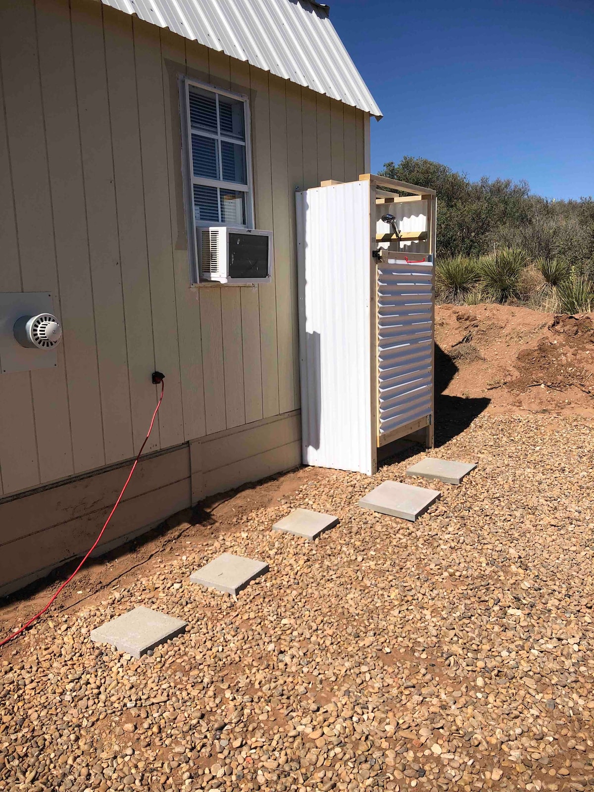 Semi off grid cabin and campsite at Lake Meredith
