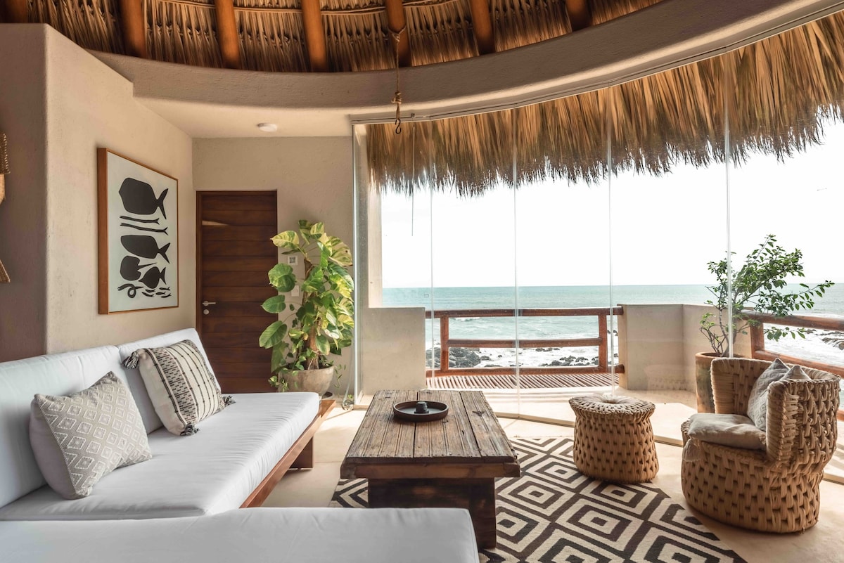 Oceanfront Penthouse in Troncones