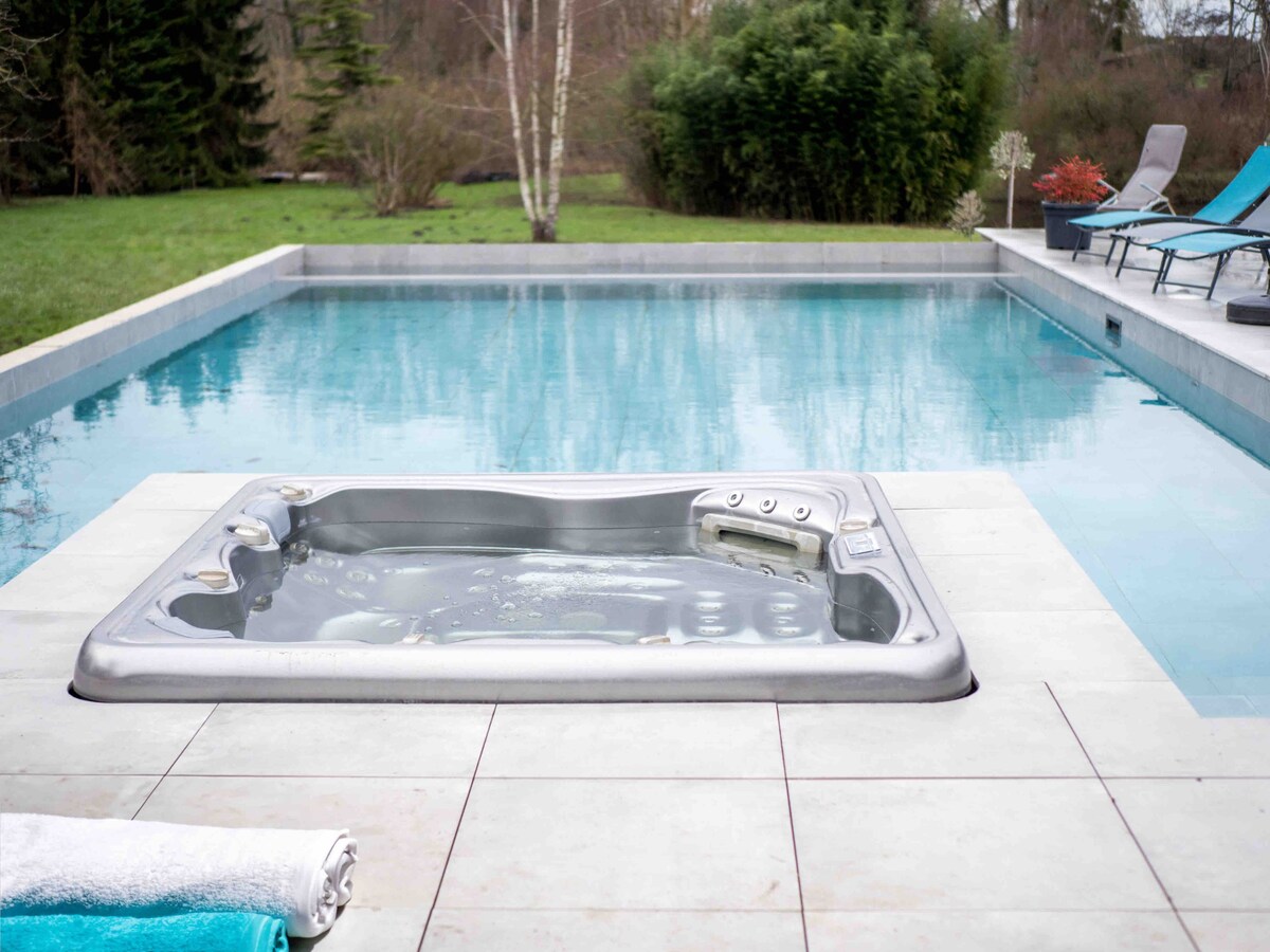 Villa du Bonheur Jacuzzi & Sauna 1h30 de PARIS