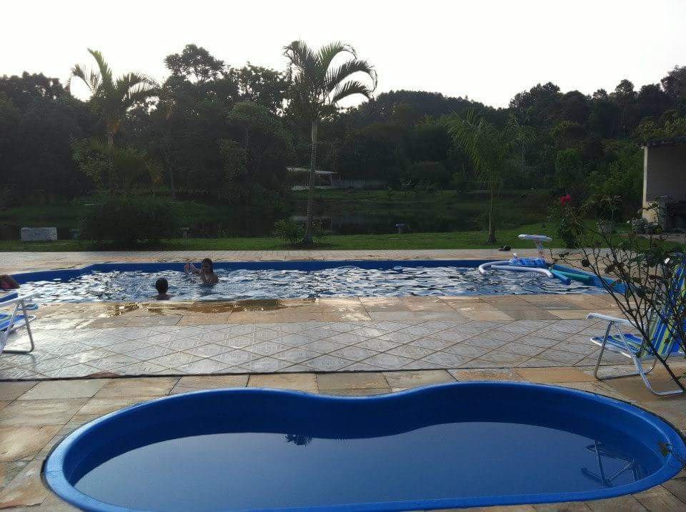 带泳池和湖泊的查卡拉（ Chácara ）/圣保罗附近