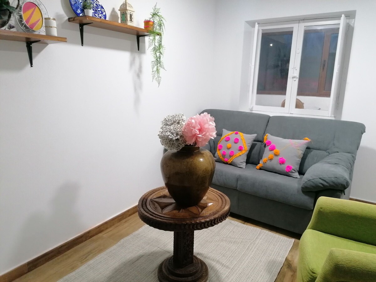 Apartamento en casa con jardín a 5 min de la playa