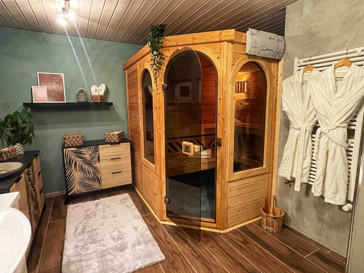 L’Écho des Bois - Studio cocooning avec sauna