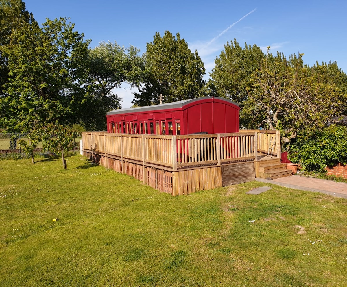 The Red Train Carriage