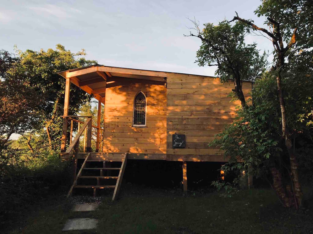 Glack House定制小木屋，可欣赏森林和海景