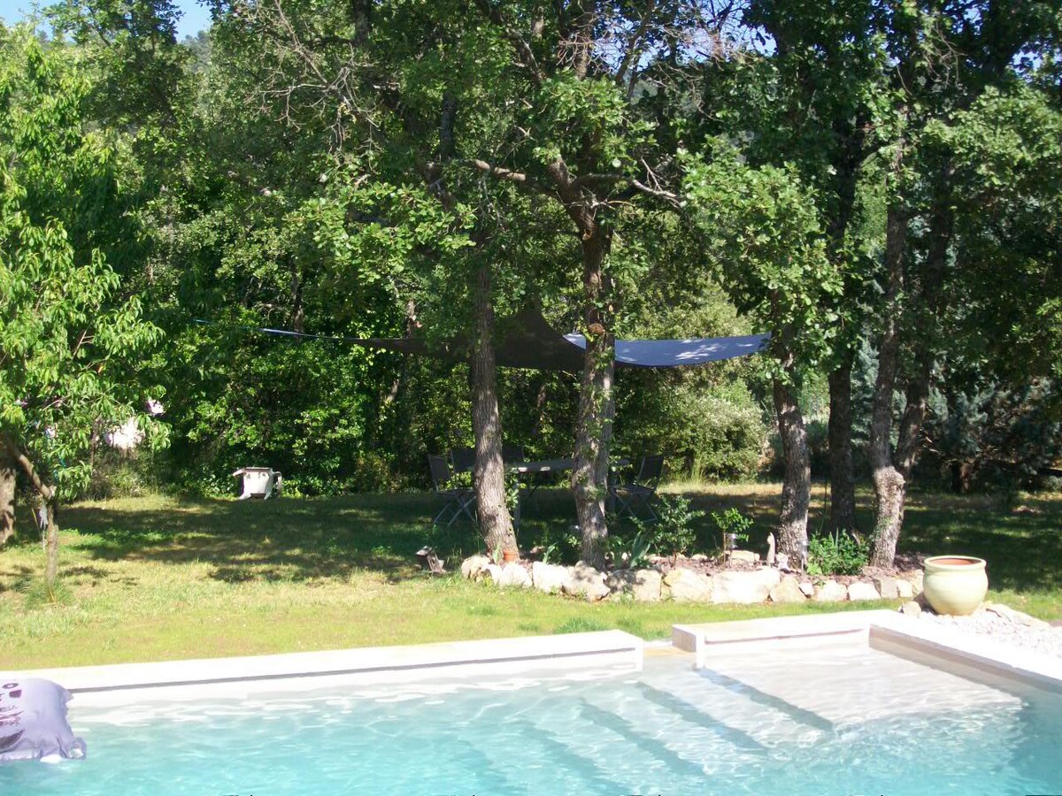 mas provençal avec piscine au calme