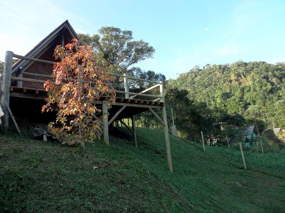 Chalé Boa Vista, inteiro, a 90 km de Floripa