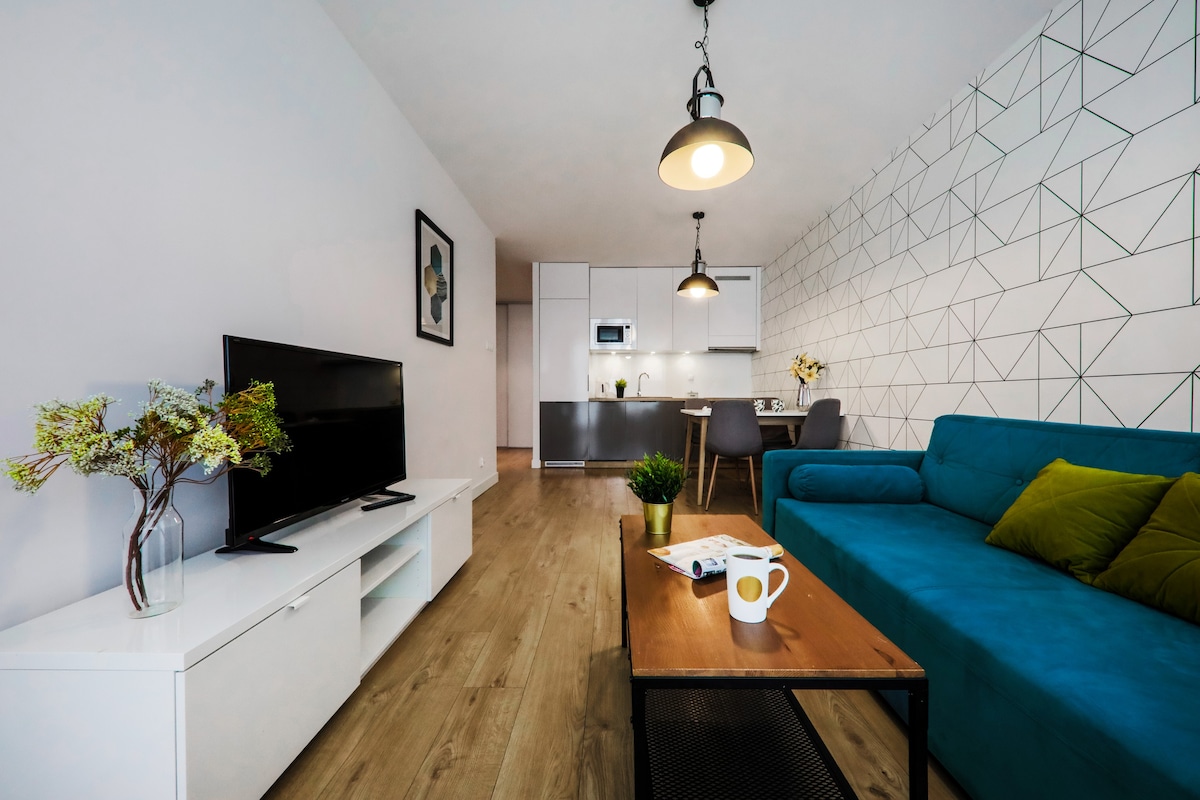 Apartament Executive z klimatyzacją i balkonem