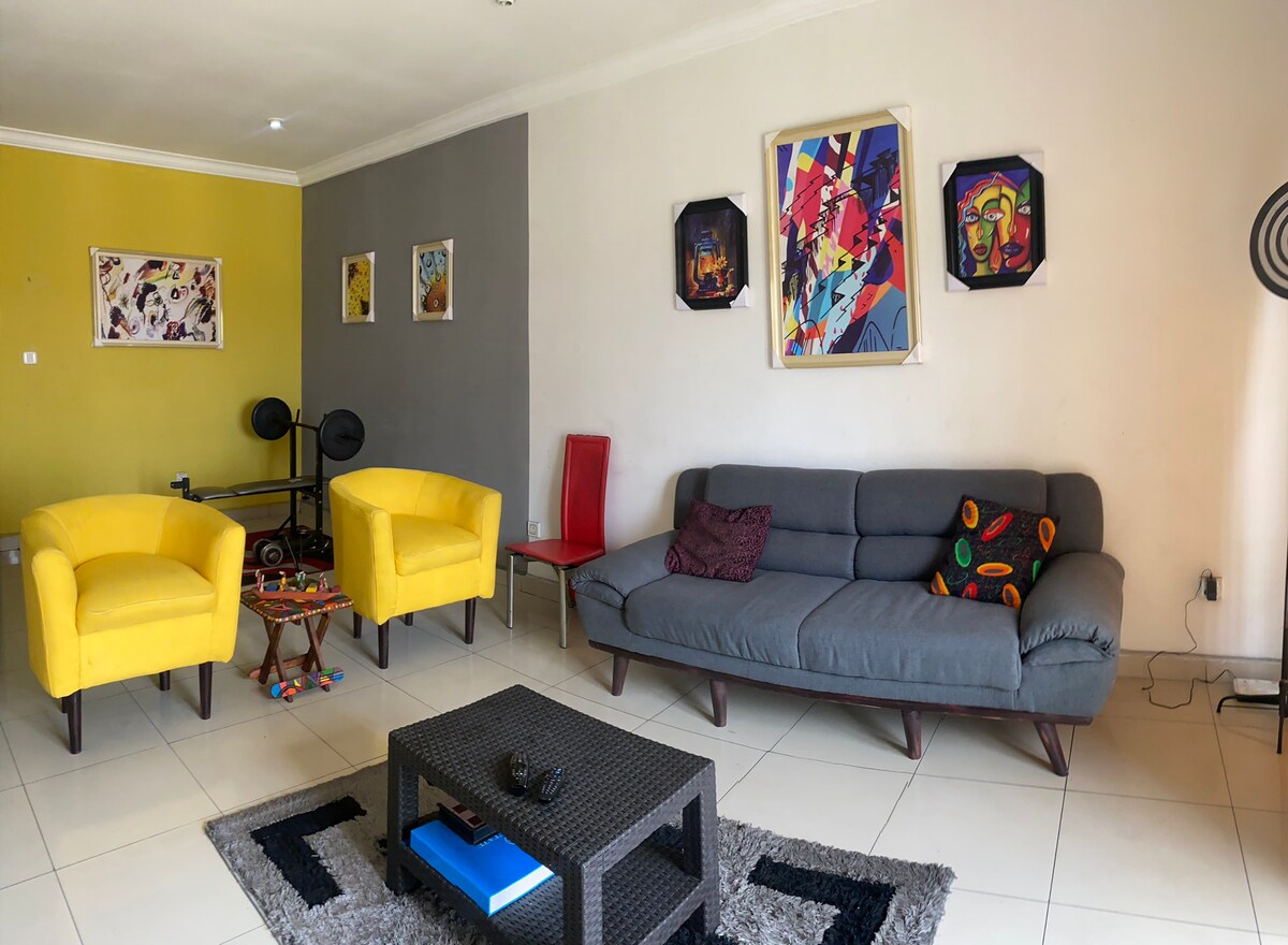 哈考特港（ Port Harcourt ）温馨的双卧室公寓