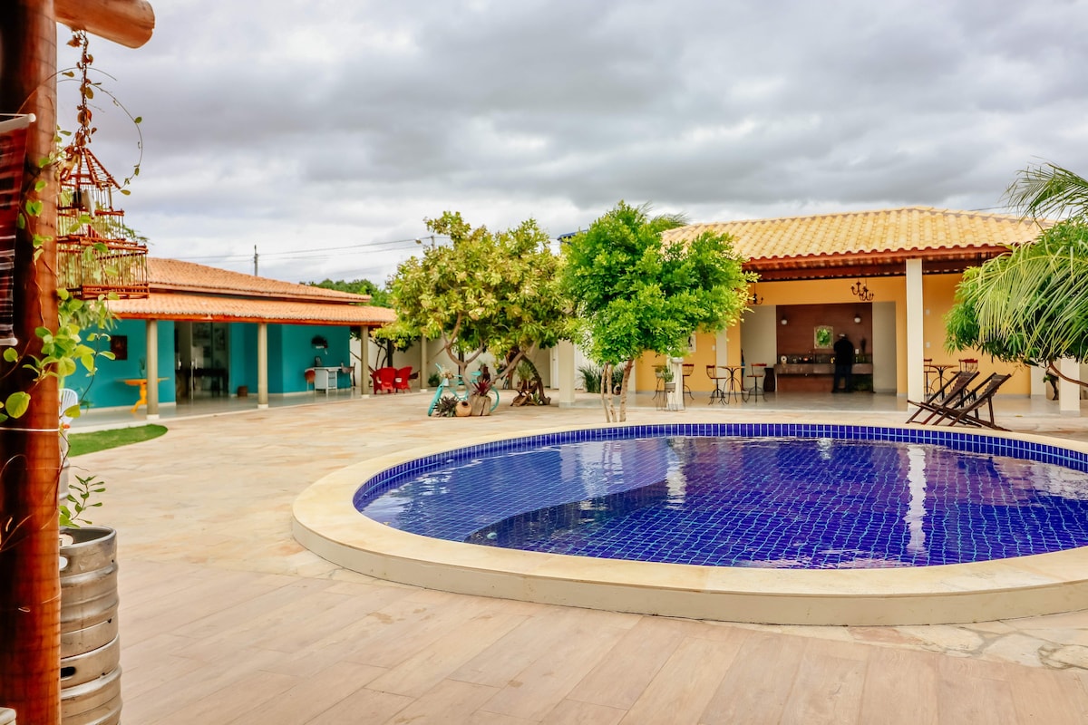 Relaxe e aproveite a calma do Rancho do Flor