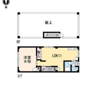 3F/花園駅徒歩4分/京都駅 嵯峨野線12分/2Double beds,2sofa beds.妙心寺