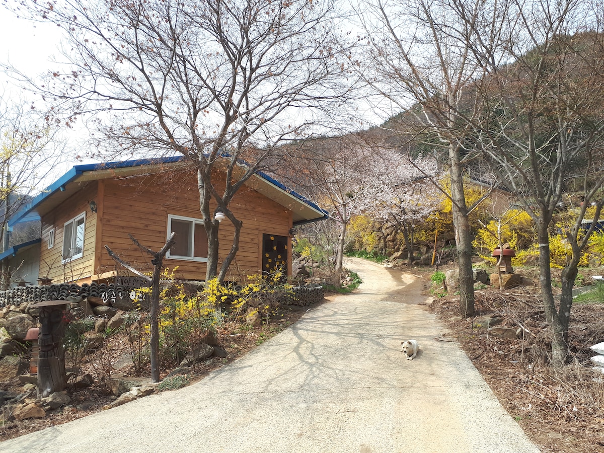 「Starry House」Fungdong/Dokchae （提供舒适的10平元大自然单间公寓/长期住宿）